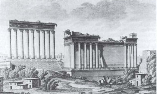 Abb. 1: Jupiter- und kleiner Tempel